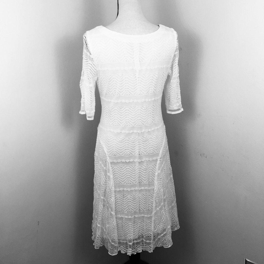 EUC Rabbit Rabbit Rabbit. White Lace Dress. Sz. 10 - Picture 2 of 8